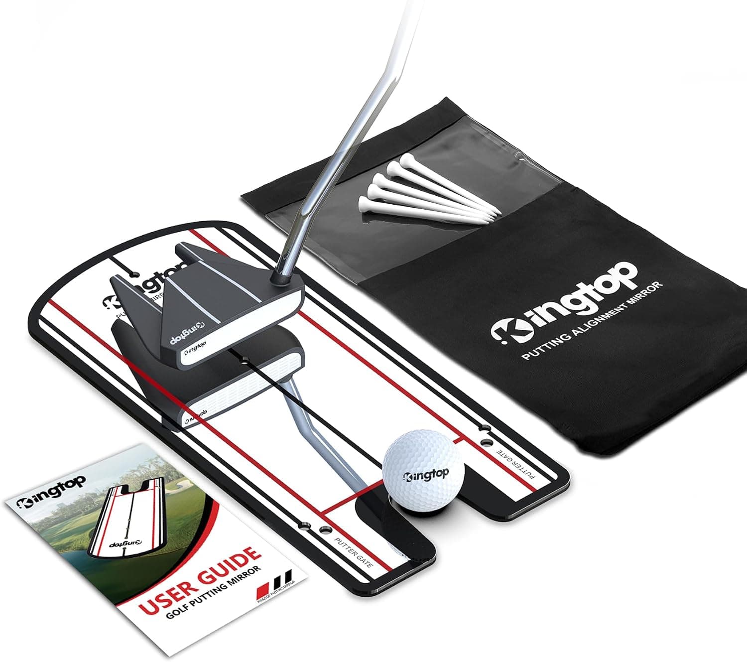 KINGTOP Golf Putting Mirrors for Alignment and Stroke Training