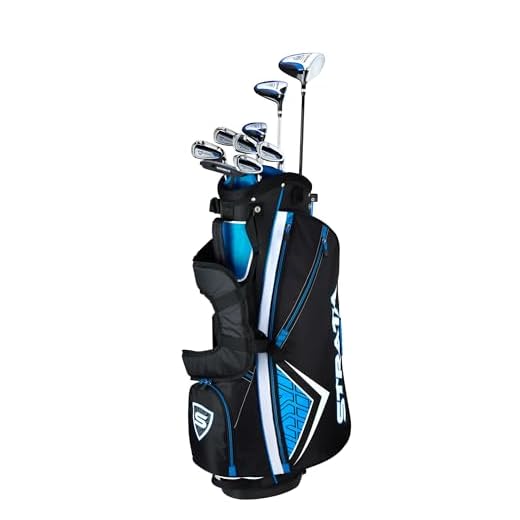 Callaway Golf Men's Strata Complete 12 Piece Package Set (Right Hand, Steel), Blue