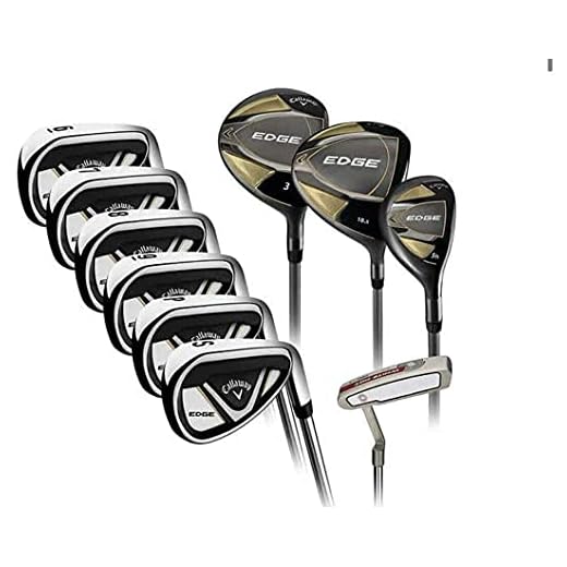 Callaway Edge 10 Piece Golf Clubs Set - Right Handed