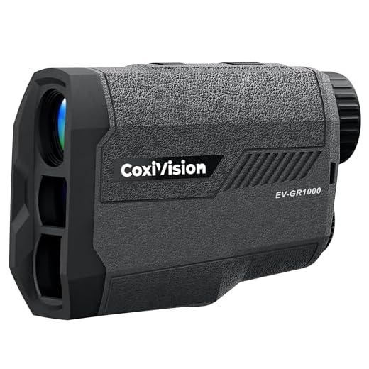 CoxiVision Rangefinder with Slope for Golf & Hunting, 1000/1300 Yards High-Precision Range Finder, 6X Magnification, Pin-Seeker & Flag-Lock & Vibration, Bow/Rifle Mode, Angle Compensation