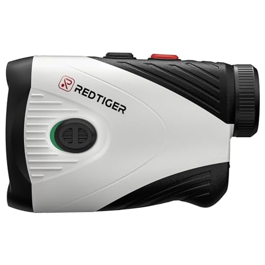 REDTIGER Golf Rangefinder with Slope, 1200 Yards Laser Range Finder Golfing, 7X Magnification, Flag Pole Locking Vibration, Rechargeable Range Finders with Magnet Stripe, GolfVue Series 1