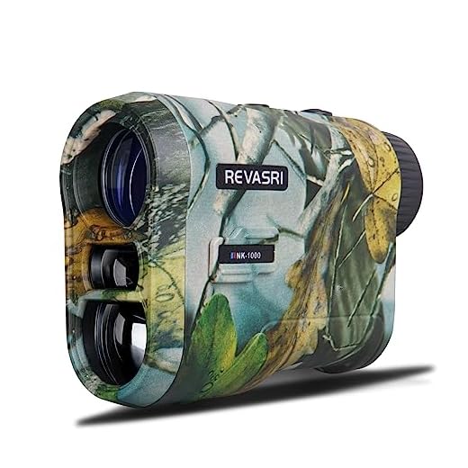 REVASRI Hunting Laser Rangefinder with Rechargeable Battery 1000 Yards Hunting Range Finder with Target Acquisition Technology Easy-to-Use Clear Accurate Rangefinders for Hunters