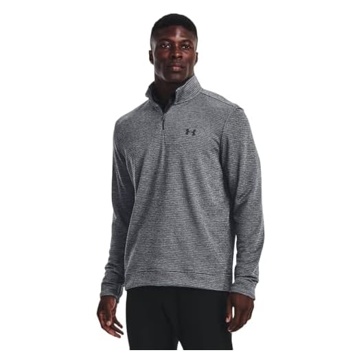 Under Armour Mens Storm SweaterFleece Quarter Zip, (012) Pitch Gray / / Pitch Gray, Large