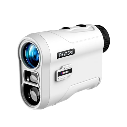 REVASRI Golf Rangefinder with Slope and Pin Lock Vibration, External Slope Switch for Golf Tournament Legal, Rangefinders with Rechargeable Battery 1000YDS Laser Range Finder