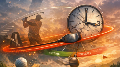 Flat backswing plane and timing inconsistency