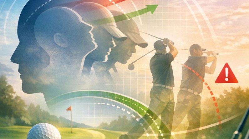 Improper head movement during the backswing