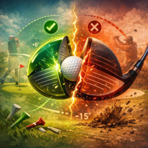 Poor awareness of clubface angle through impact