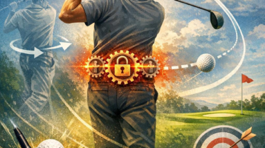 Lack of hip rotation through impact causing pushes