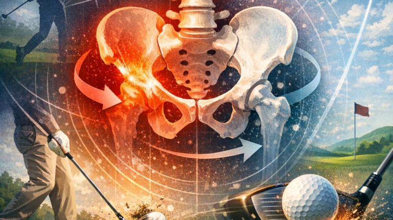 Under-rotated hips at impact