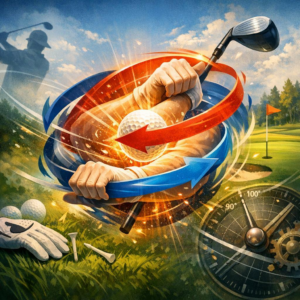 Over-rotating the forearms in the backswing