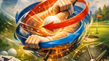 Over-rotating the forearms in the backswing