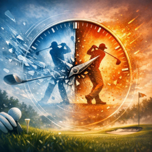 Poor transition tempo from backswing to downswing