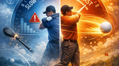 Lack of shoulder turn reducing clubhead speed