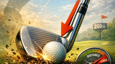 Excessive shaft lean at impact and distance loss
