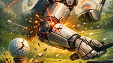 Poor trail-arm structure in the downswing